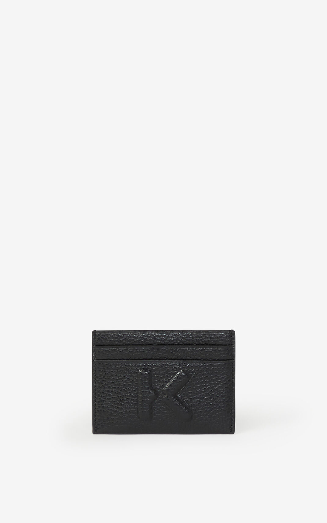 Kenzo Imprint grained Kožne cardholder Novčanici Muške - Crne - Hrvatska MQIBHU412